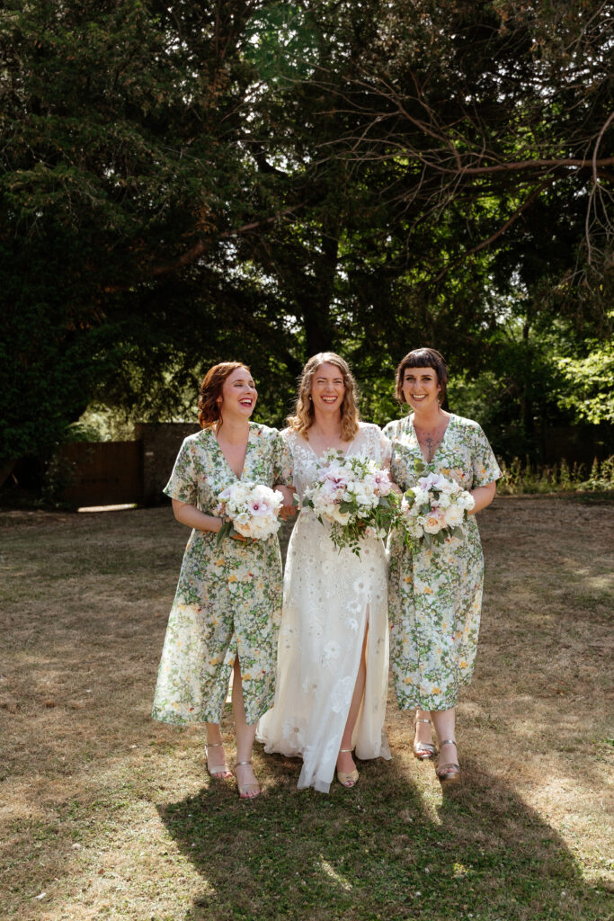 cocktail hour at Eastington park by Cotswolds wedding photographer
