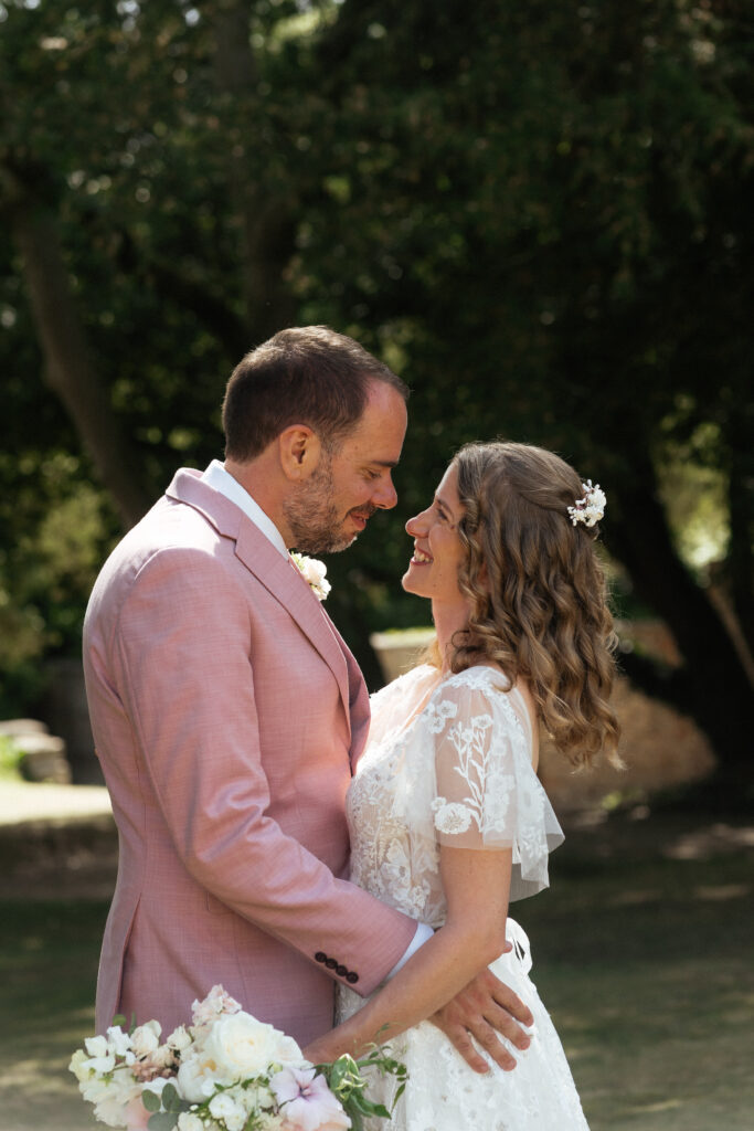 couple portraits at eastington park  by cotswolds wedding photographer