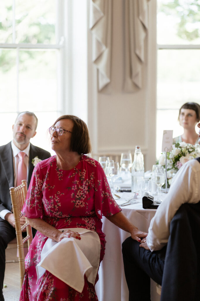 speeches at eastington park  by cotswolds wedding photographer