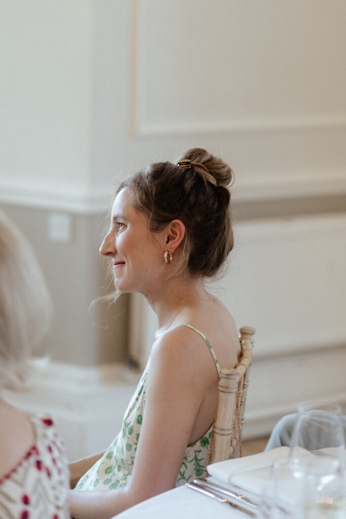 speeches at eastington park  by cotswolds wedding photographer