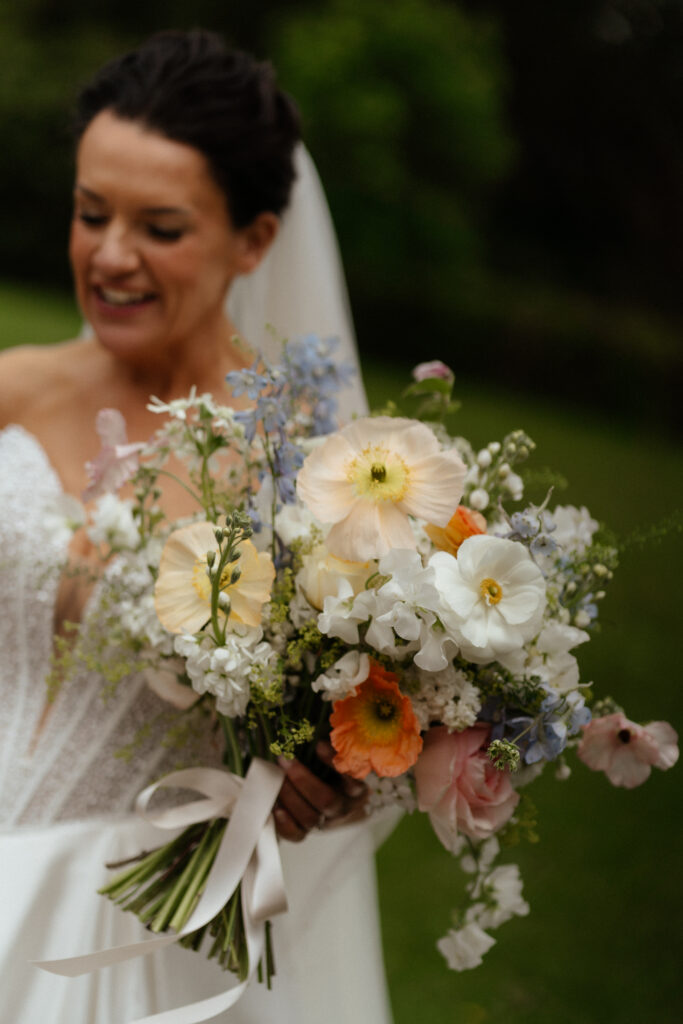Cocktail hour candid photos at Bredenbury Court Barns by Hereford Wedding Photographer