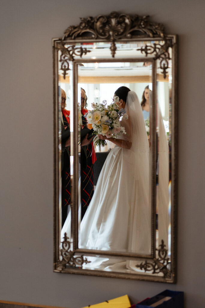 Bredenbury Court Barns wedding bridal prep photos by Hereford Wedding Photographer
