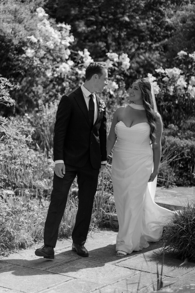 couple photos at kiftsgate court gardens by cotswolds wedding photographer