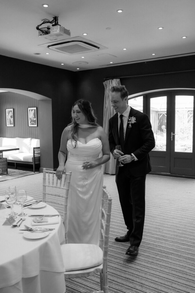 cocktail hour for wedding at manor house hotel by cotswolds wedding photographer