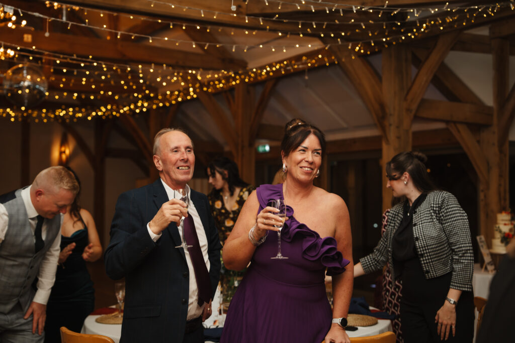 evening reception at brinsop court for autumn wedding by hereford wedding photographer