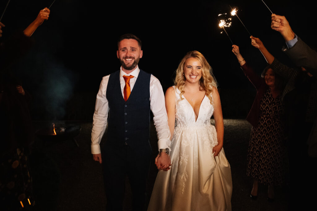 evening reception at brinsop court for autumn wedding by hereford wedding photographer