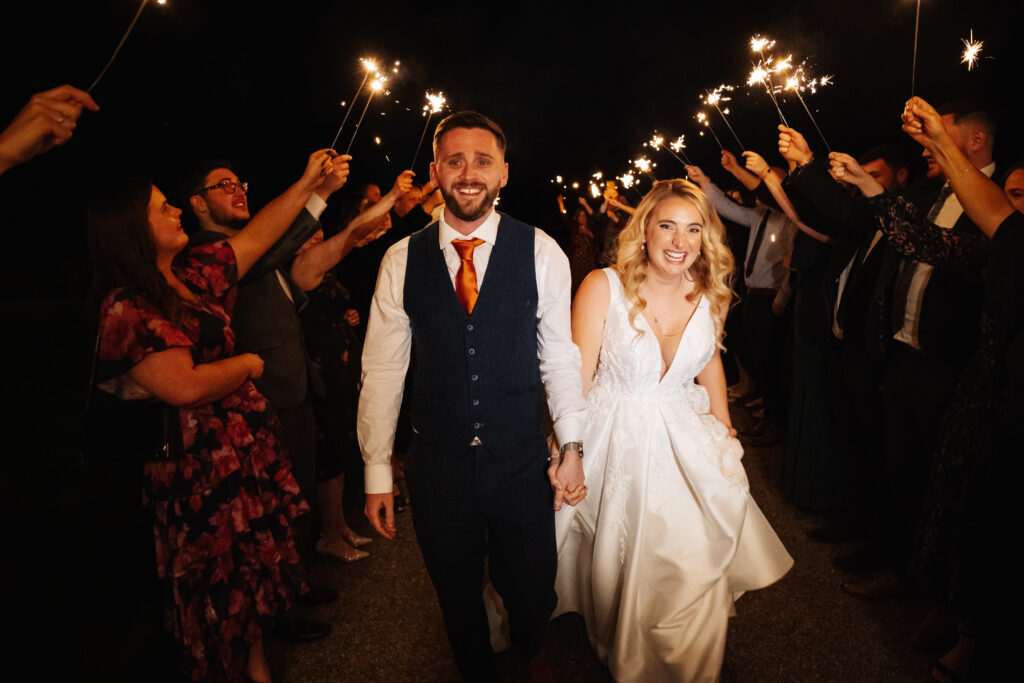 evening reception at brinsop court for autumn wedding by hereford wedding photographer