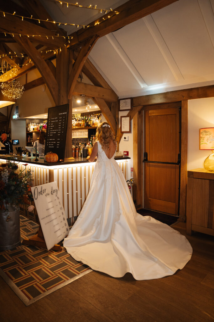 evening reception at brinsop court for autumn wedding by hereford wedding photographer