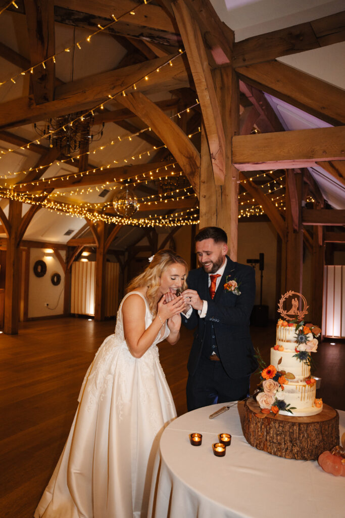 evening reception at brinsop court for autumn wedding by hereford wedding photographer