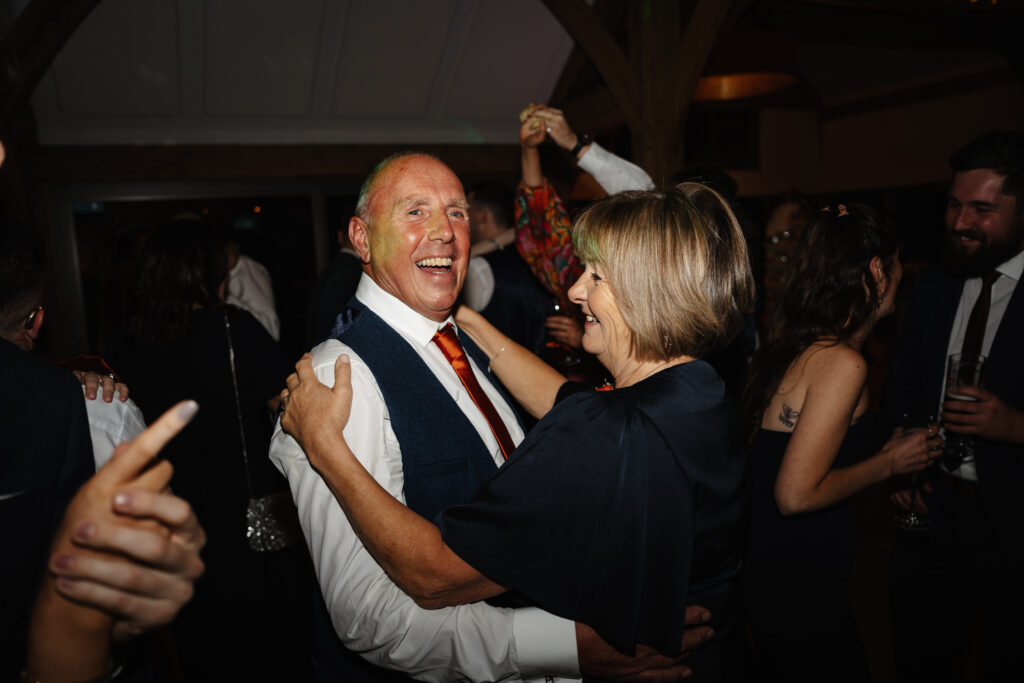 evening reception at brinsop court for autumn wedding by hereford wedding photographer