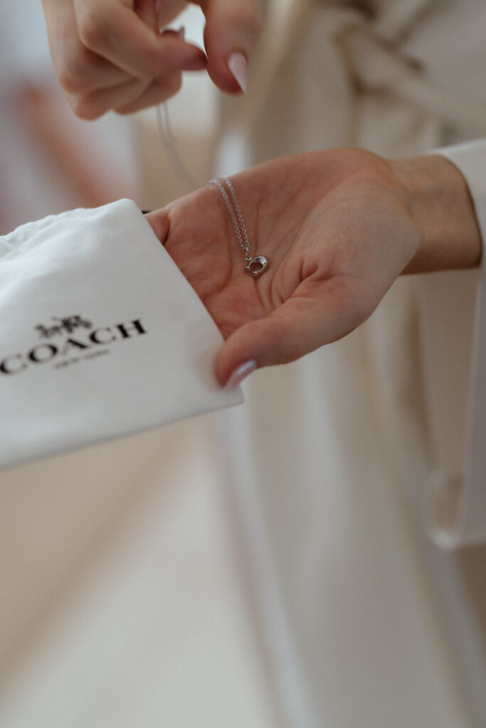 bridal prep at Brinsop Court by Cotswolds wedding photographer