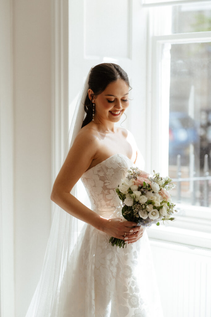 bridal prep for bath wedding photographed by Cotswolds wedding photographer
