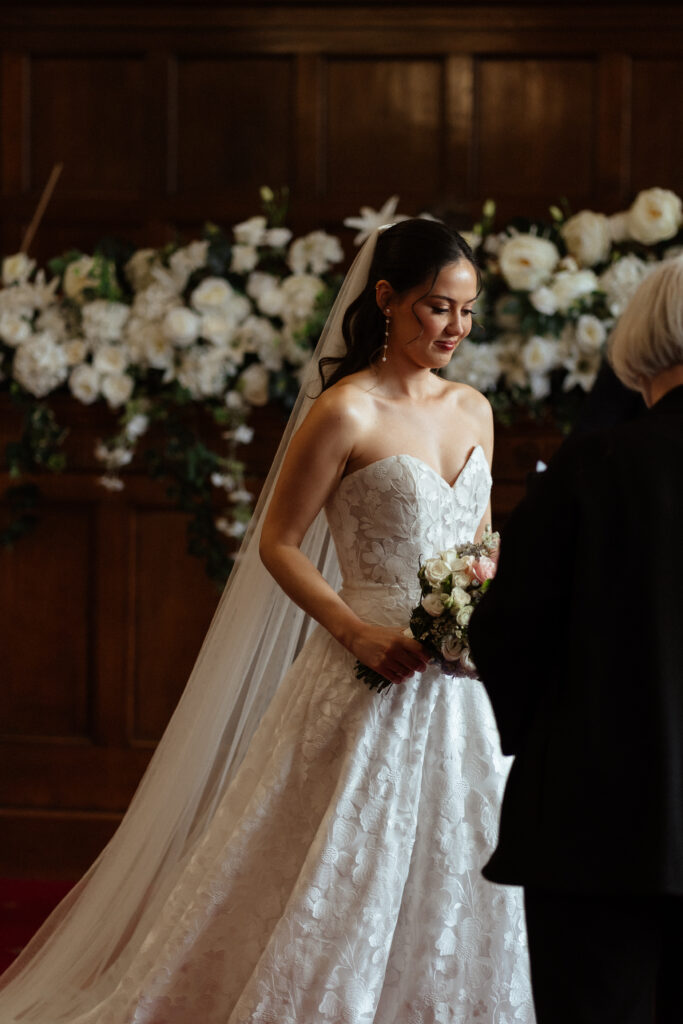 guildhall ceremony in council chamber for bath wedding photographed by Cotswolds wedding photographer