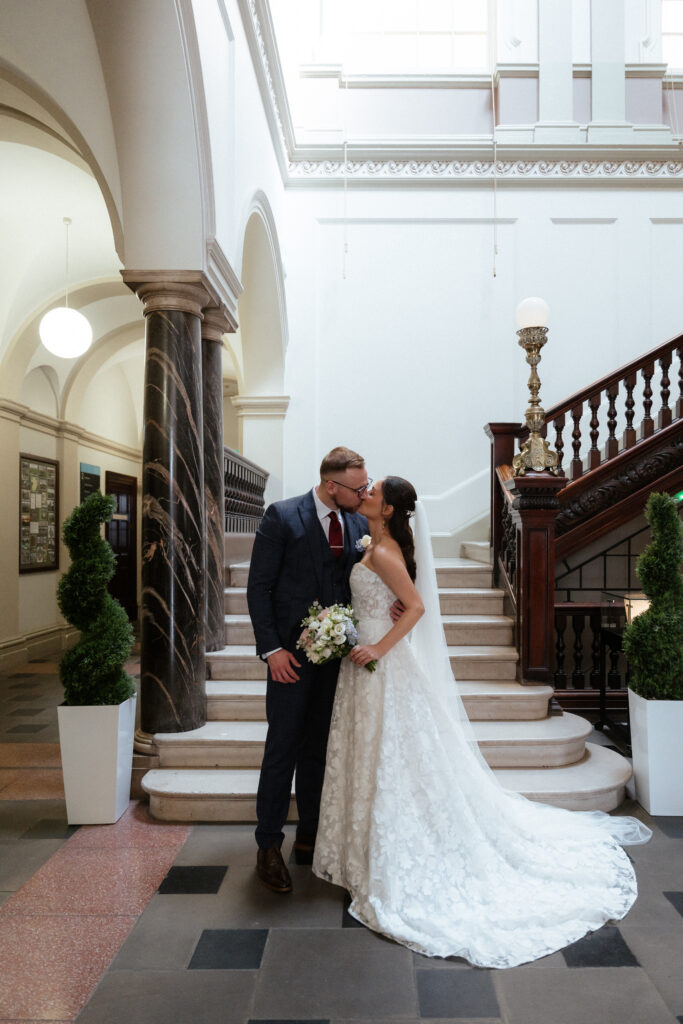 guildhall ceremony in council chamber for bath wedding photographed by Cotswolds wedding photographer