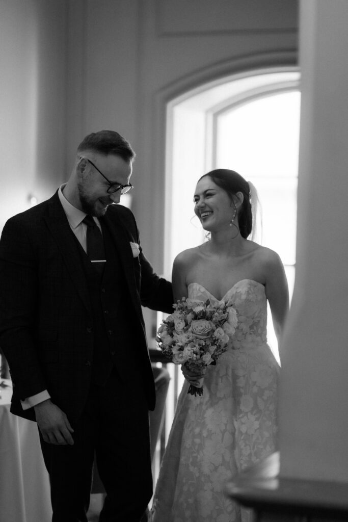 wedding reception at Browns restaurant for bath wedding photographed by Cotswolds wedding photographer
