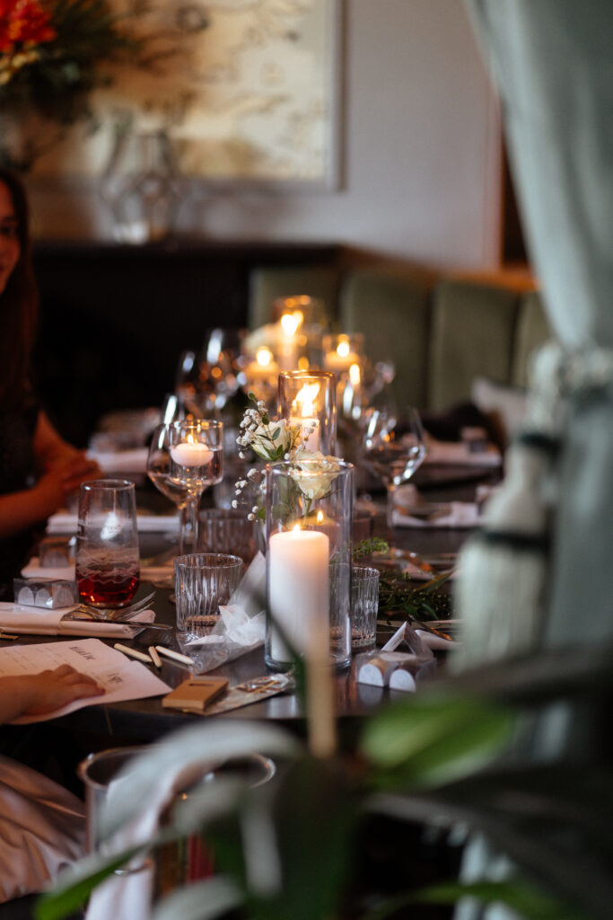 wedding reception at Browns restaurant for bath wedding photographed by Cotswolds wedding photographer